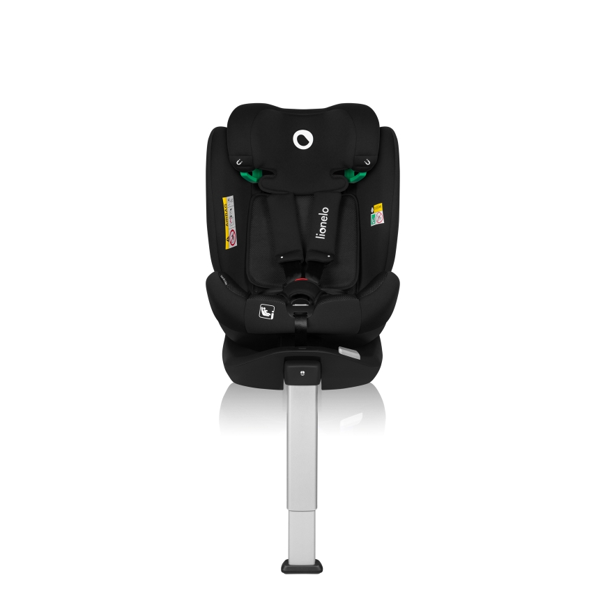 Lionelo - Autosjedalica s rotirajućom bazom BRAAM AIR i-Size 40-150 cm Crni karbon