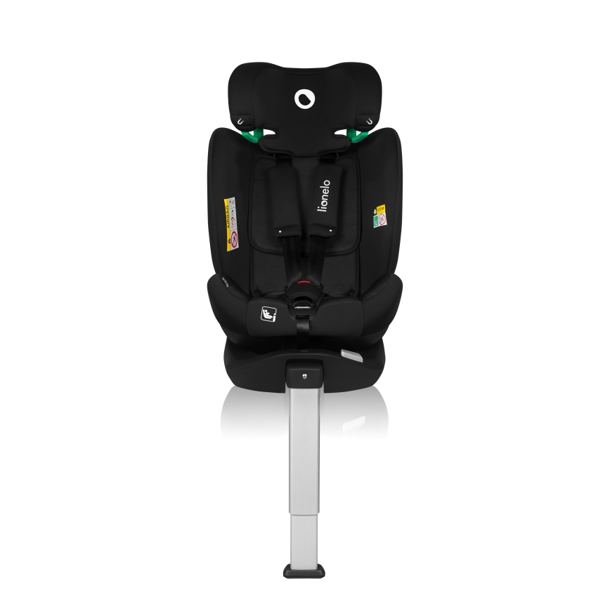 Lionelo - Autosjedalica s rotirajućom bazom BRAAM AIR i-Size 40-150 cm Crni karbon