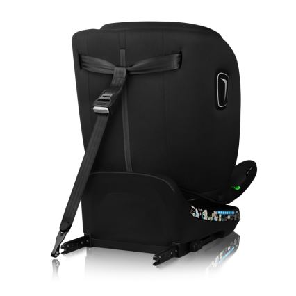 Lionelo - Okretna autosjedalica s bazom BRAVE i-Size 40-150 cm Black Carbon