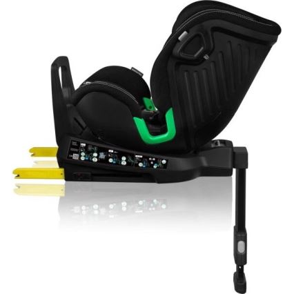 Lionelo - Okretna autosjedalica s bazom HARMONY i-Size 40-150 cm crna