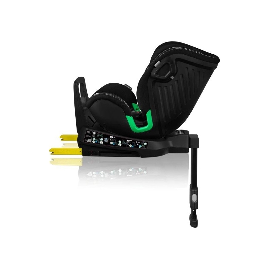 Lionelo - Okretna autosjedalica s bazom HARMONY i-Size 40-150 cm crna