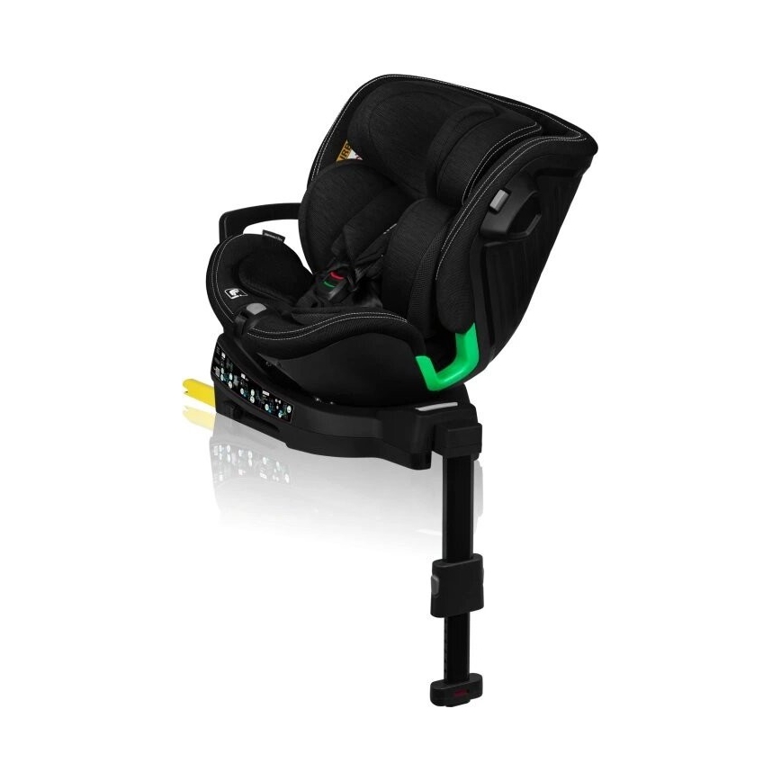 Lionelo - Okretna autosjedalica s bazom HARMONY i-Size 40-150 cm crna