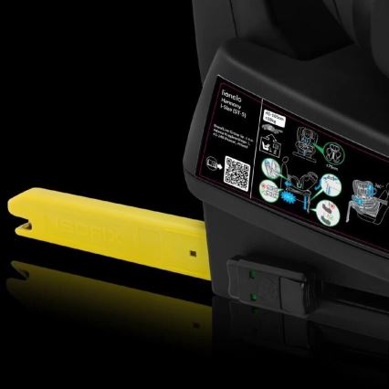 Lionelo - Okretna autosjedalica s bazom HARMONY i-Size 40-150 cm crna