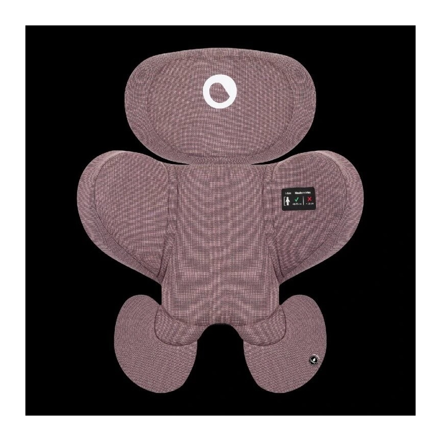 Lionelo - Okretna autosjedalica s bazom HARMONY i-Size 40-150 cm ružičasta