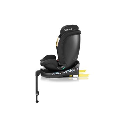Lionelo - Okretna autosjedalica s bazom NAVY i-Size 40-150 cm crna