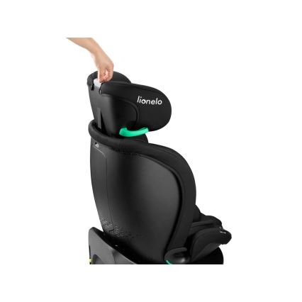 Lionelo - Okretna autosjedalica s bazom NAVY i-Size 40-150 cm crna