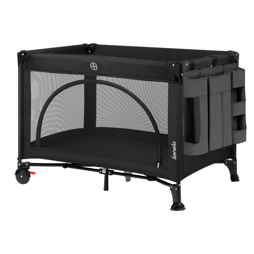 Lionelo - Organizator za dječji krevetić 3 u 1 SIDEPOCKET Siva