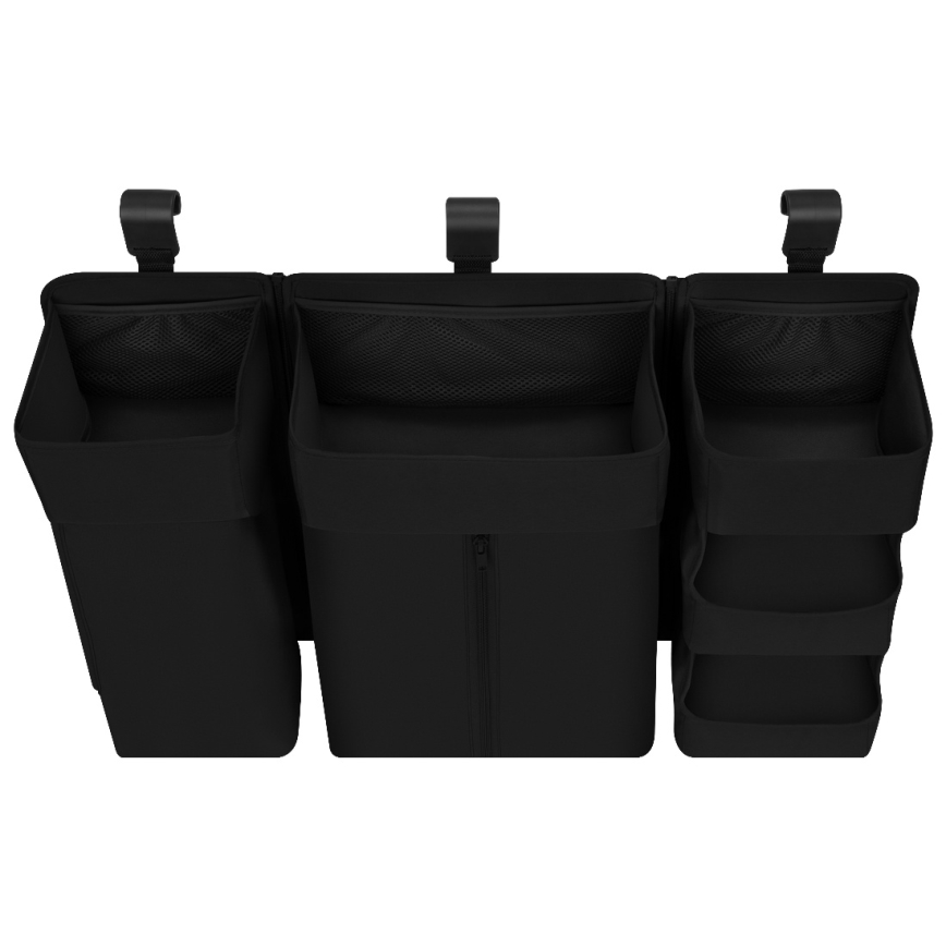 Lionelo - Organizator za dječji krevetić 3u1 SIDEPOCKET, crni