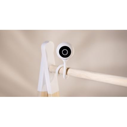 Lionelo - Pametni dječji monitor BABYLINE SMART Wi‑Fi White