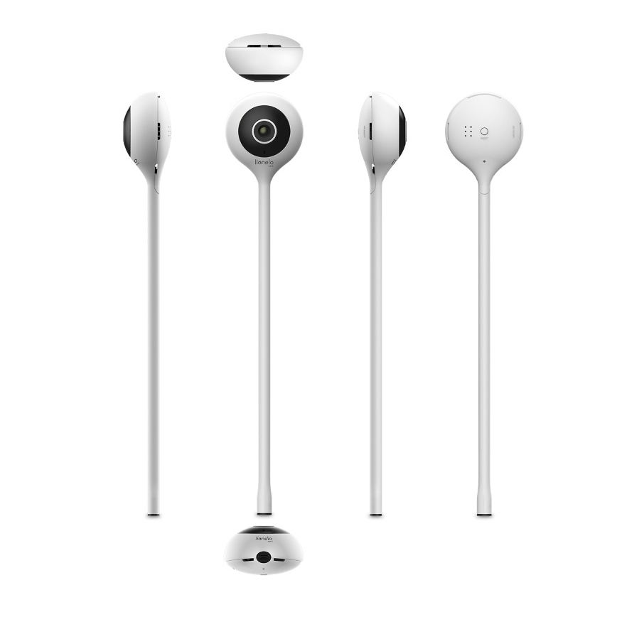 Lionelo - Pametni dječji monitor BABYLINE SMART Wi‑Fi White