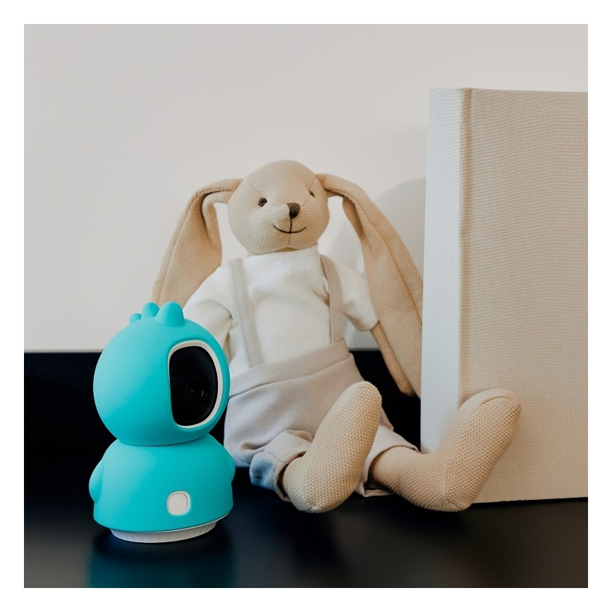Lionelo - Pametni dječji monitor BABYLINE VIEW Wi-Fi 5V Bijela