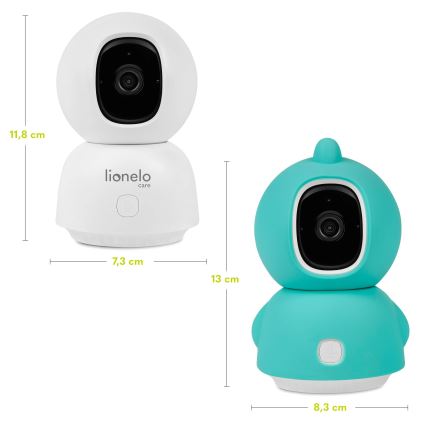 Lionelo - Pametni dječji monitor BABYLINE VIEW Wi-Fi 5V Bijela