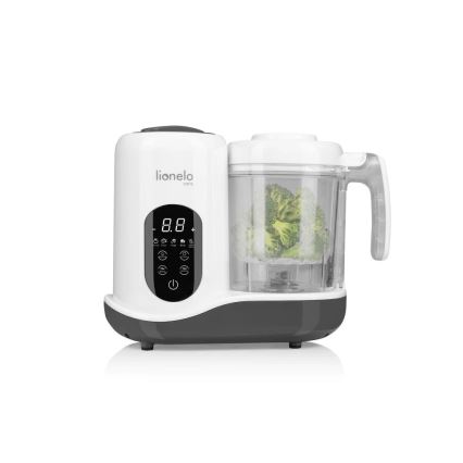 Lionelo - Parni kuhalo 5u1 BABYMENU 110W/230V bijela/siva
