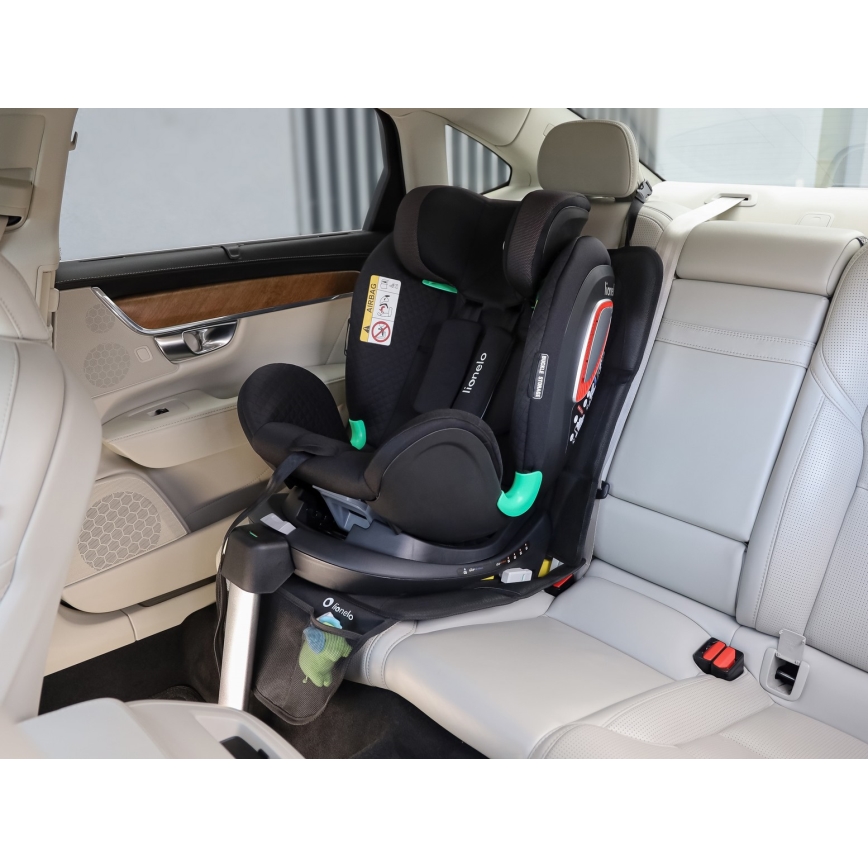 Lionelo - Podloga za autosjedalicu SIKKER Black Carbon