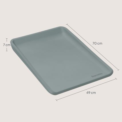 Lionelo - Podloga za presvlačenje MEGS 49x70 cm Grey Dove