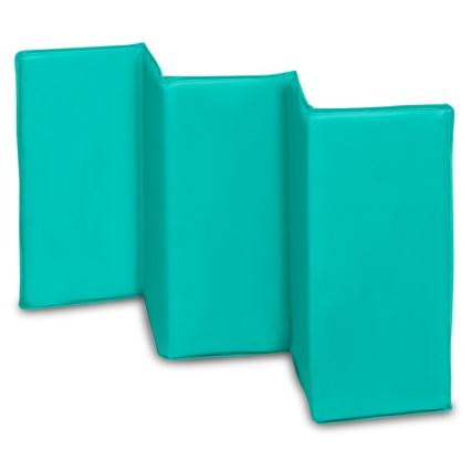 Lionelo - Prenosivi dječji krevetić SVEN PLUS, siva/tirkizna