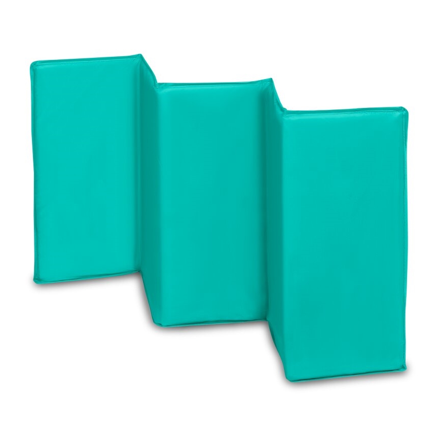 Lionelo - Prenosivi dječji krevetić SVEN PLUS, siva/tirkizna