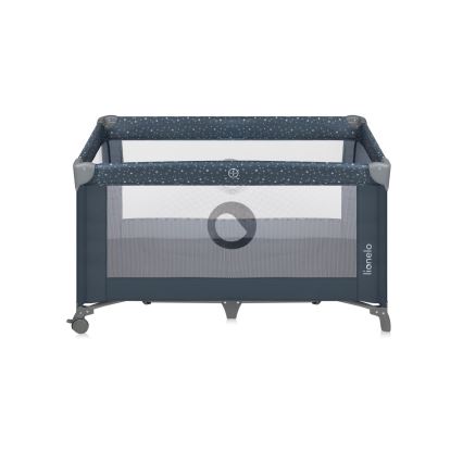 Lionelo - Prenosni krevetić STEFI plavo-sivi
