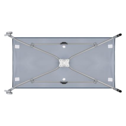 Lionelo - Prenosni krevetić STEFI plavo-sivi