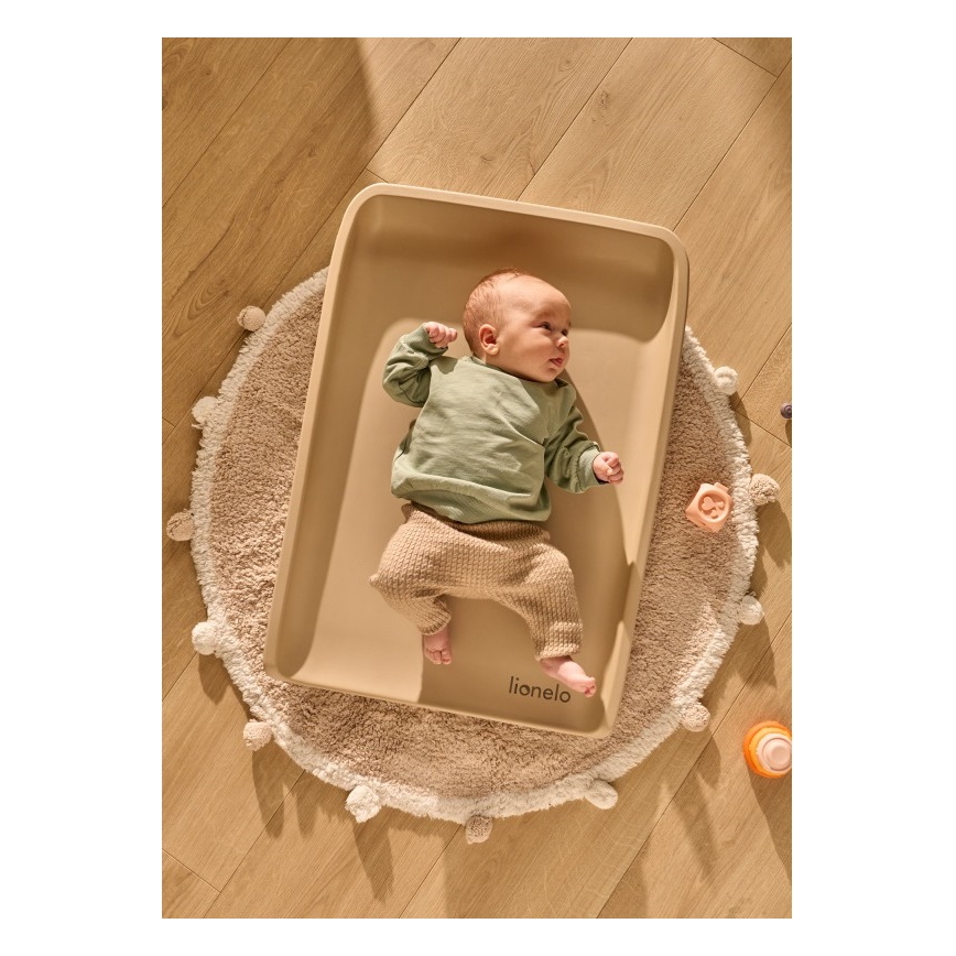 Lionelo - Previjalna podloga MEGS 49x70 cm, pješčano bež