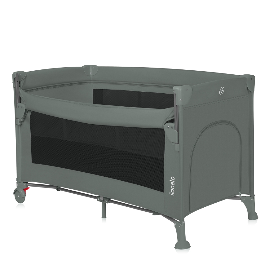 Lionelo - Prijenosni dječji krevetić 3u1 ELLEN, zelena salvija