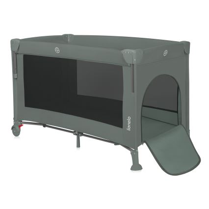 Lionelo - Prijenosni dječji krevetić 3u1 ELLEN, zelena salvija