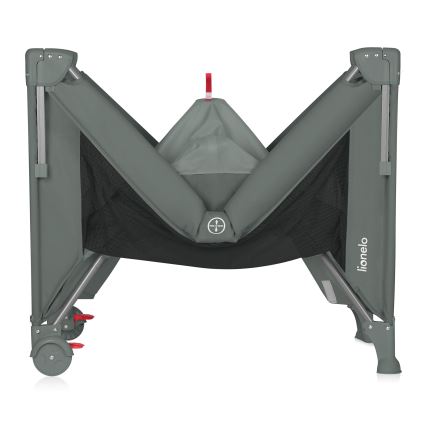 Lionelo - Prijenosni dječji krevetić 3u1 ELLEN, zelena salvija