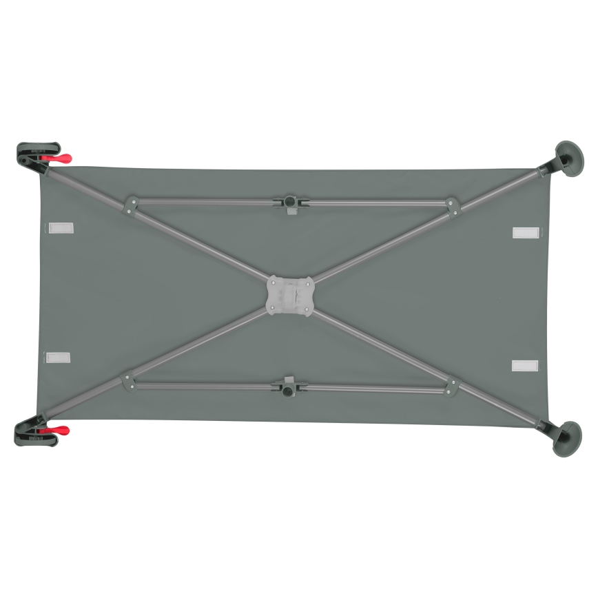 Lionelo - Prijenosni dječji krevetić 3u1 ELLEN, zelena salvija