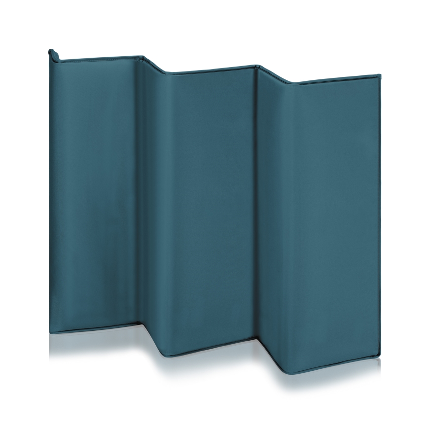 Lionelo - prijenosni dječji krevetić FLOWER, zelena/tirkizna