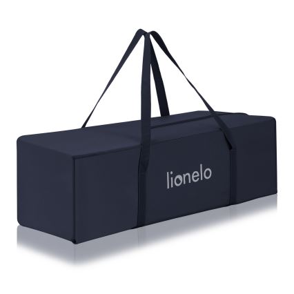 Lionelo - Prijenosni dječji krevetić JASMIN EASY FOLD Mornarsko plava