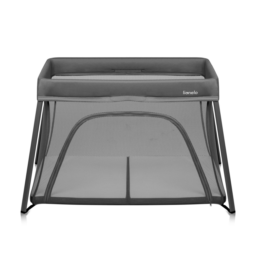 Lionelo - Prijenosni krevetić 3u1 ALICE Grey