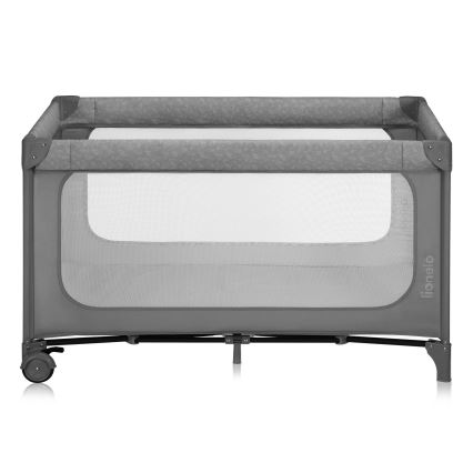 Lionelo - Prijenosni krevetić JASMIN EASY FOLD Grey Stone
