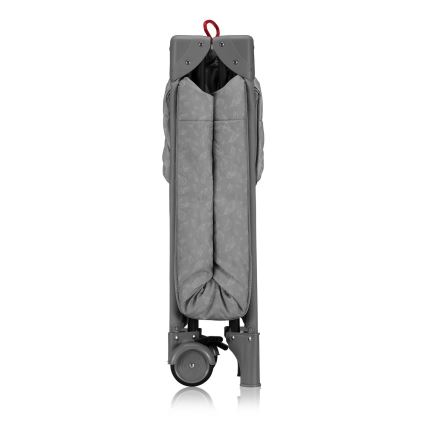 Lionelo - Prijenosni krevetić JASMIN EASY FOLD Grey Stone