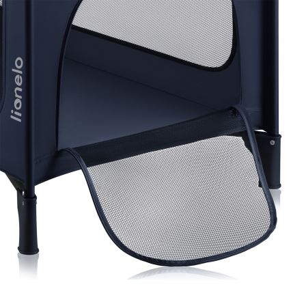 Lionelo - Prijenosni krevetić JASMIN EASY FOLD Mornarsko plava