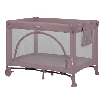 Lionelo - Prijenosni krevetić LAURA Pink Nude