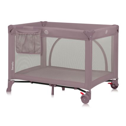 Lionelo - Prijenosni krevetić LAURA Pink Nude