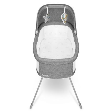Lionelo - prijenosni krevetić MALIN Grey Stone