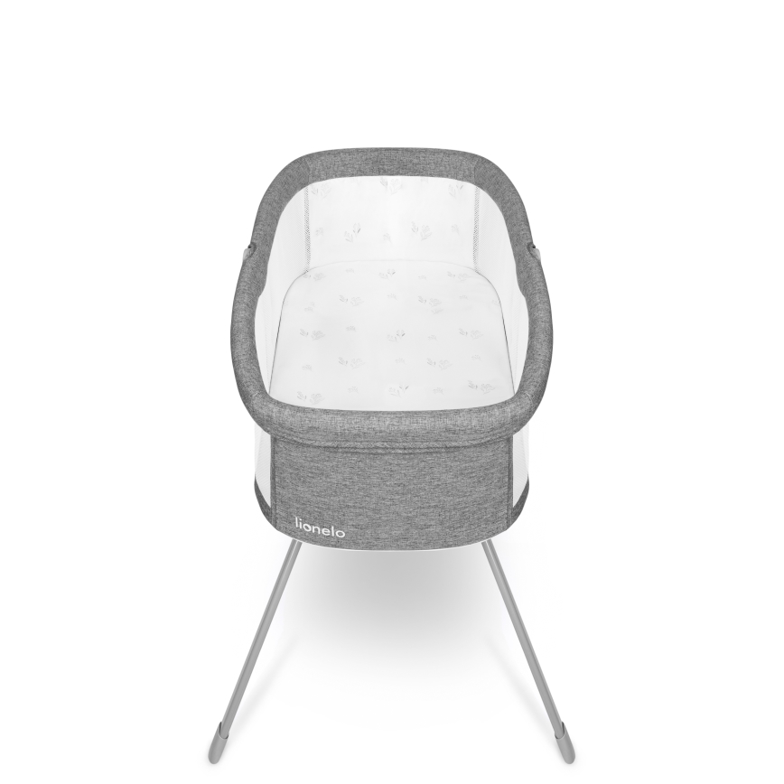 Lionelo - prijenosni krevetić MALIN Grey Stone