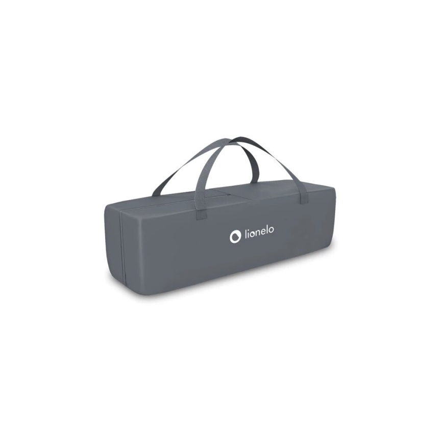 Lionelo - prijenosni krevetić STEFI sivi/žuti