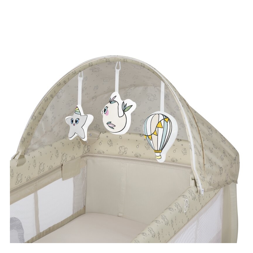 Lionelo - Prijenosni krevetić SVEN PLUS bež