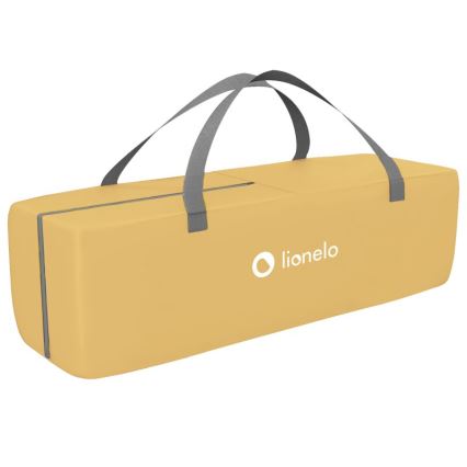 Lionelo - Prijenosni krevetić SVEN PLUS siva/žuta