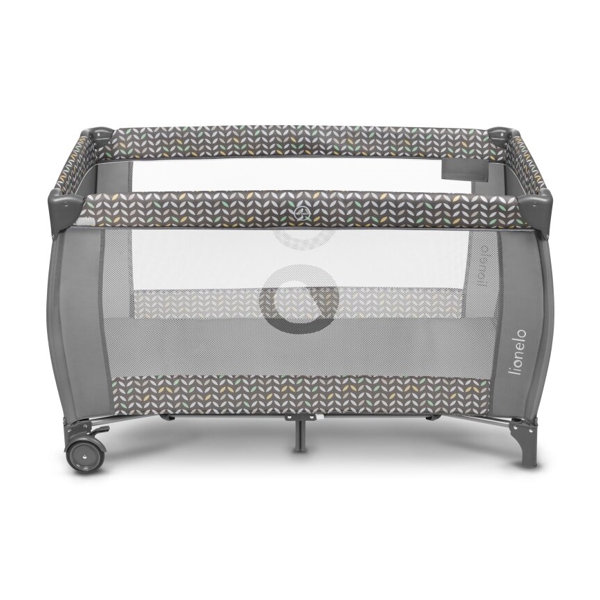 Lionelo - prijenosni krevetić SVEN PLUS sivi