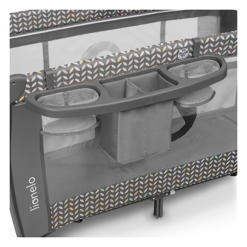 Lionelo - prijenosni krevetić SVEN PLUS sivi