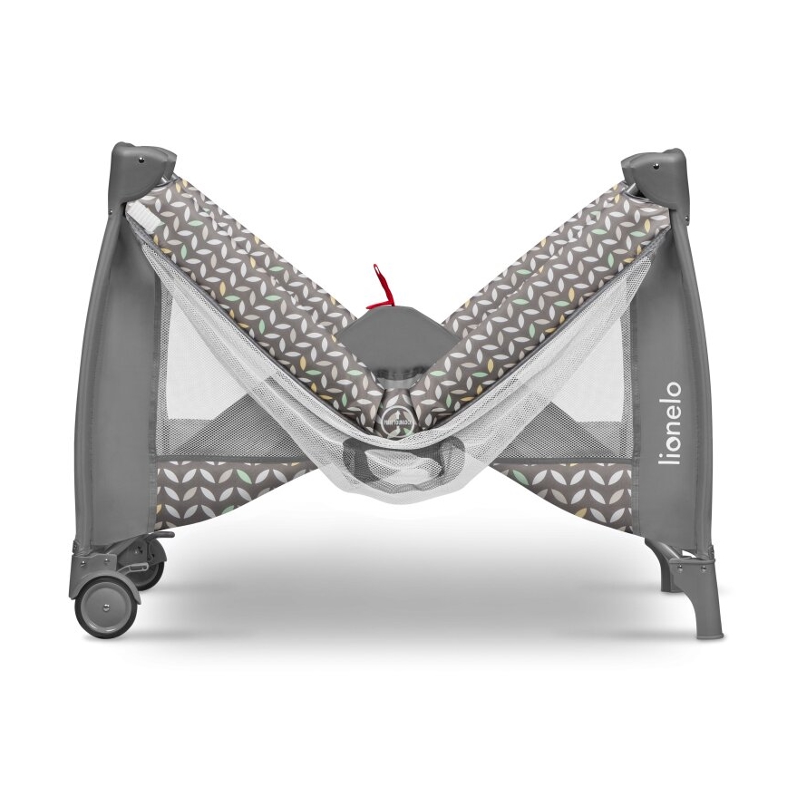 Lionelo - prijenosni krevetić SVEN PLUS sivi
