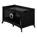 Lionelo - Prijenosni krevetić za putovanja STEFI Black Carbon
