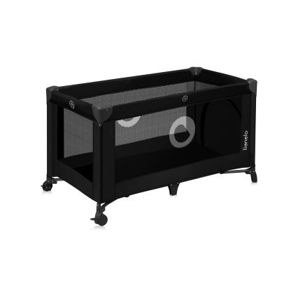 Lionelo - Prijenosni krevetić za putovanja STEFI Black Carbon