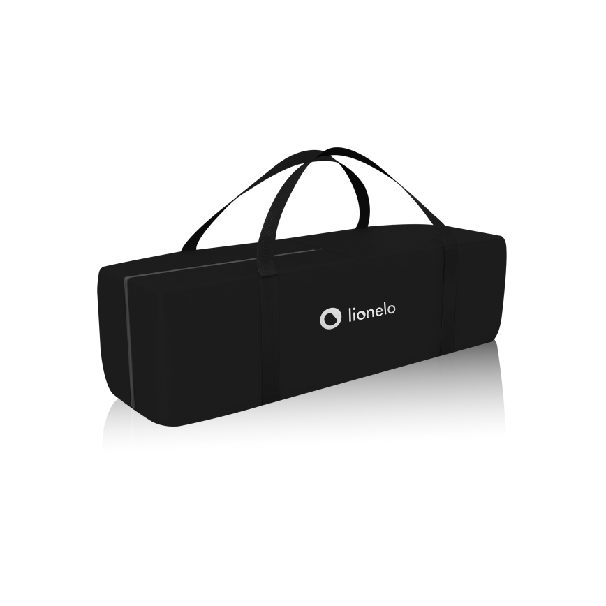 Lionelo - Prijenosni krevetić za putovanja STEFI Black Carbon