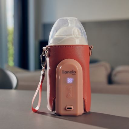 Lionelo - Punjač za bočice za grijanje THERMUP GO EVO 18W/5V ružičasta