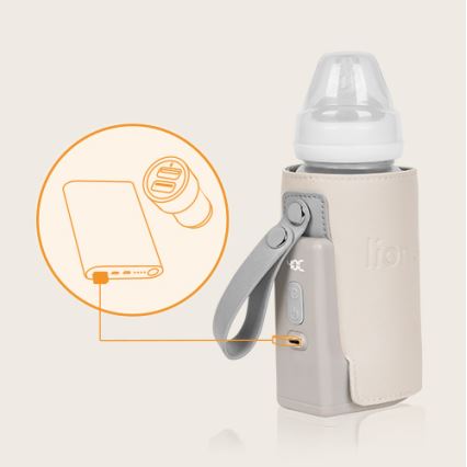 Lionelo - Punjač za bočice za grijanje THERMUP GO PLUS 10W/5V bež