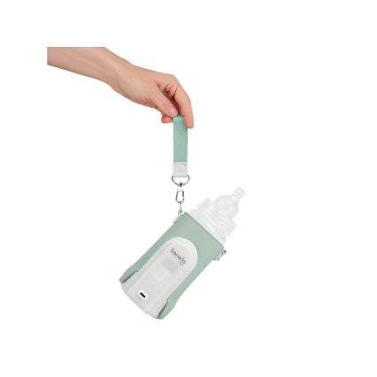 Lionelo - Punjiv grijač bočica THERMUP GO EVO 18W/5V zelena/bijela